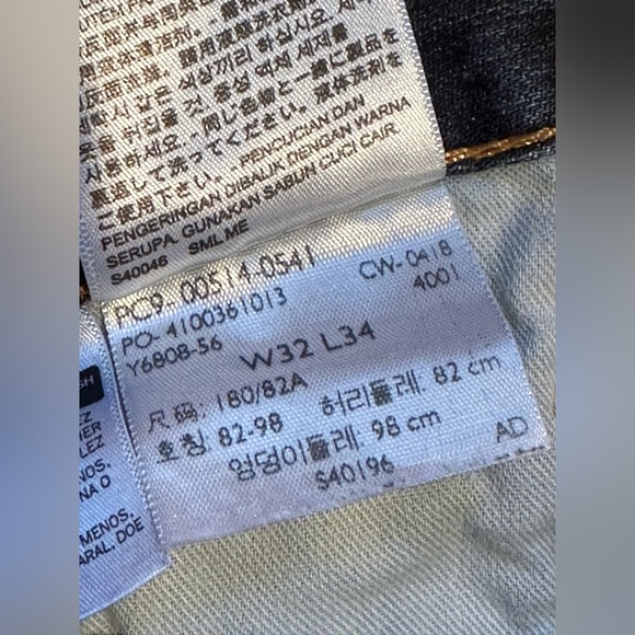 Men's Levi's® 514™ Denim Straight-Fit Jeans W32 L34 - Picture 7 of 16